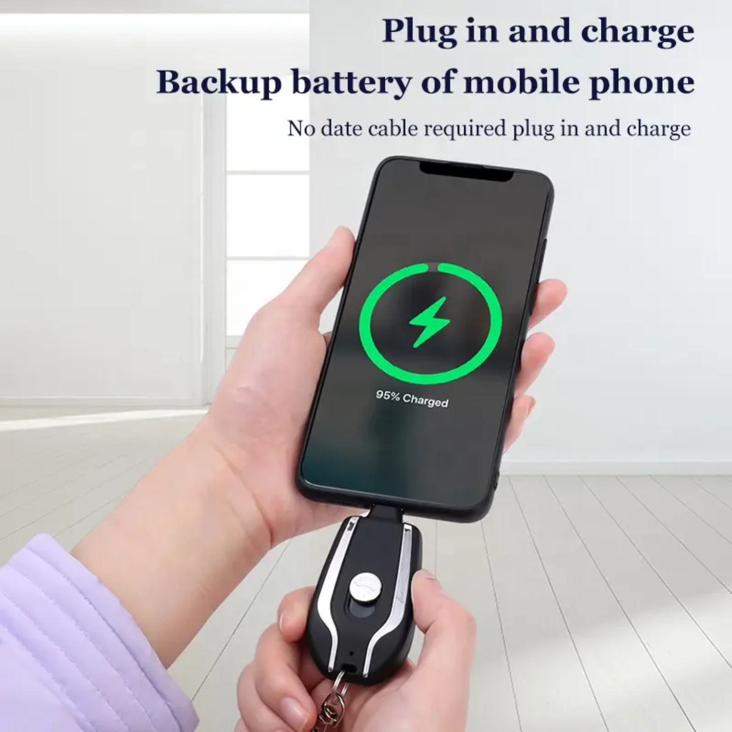 LLAVERO CARGADOR PARA IPHONE