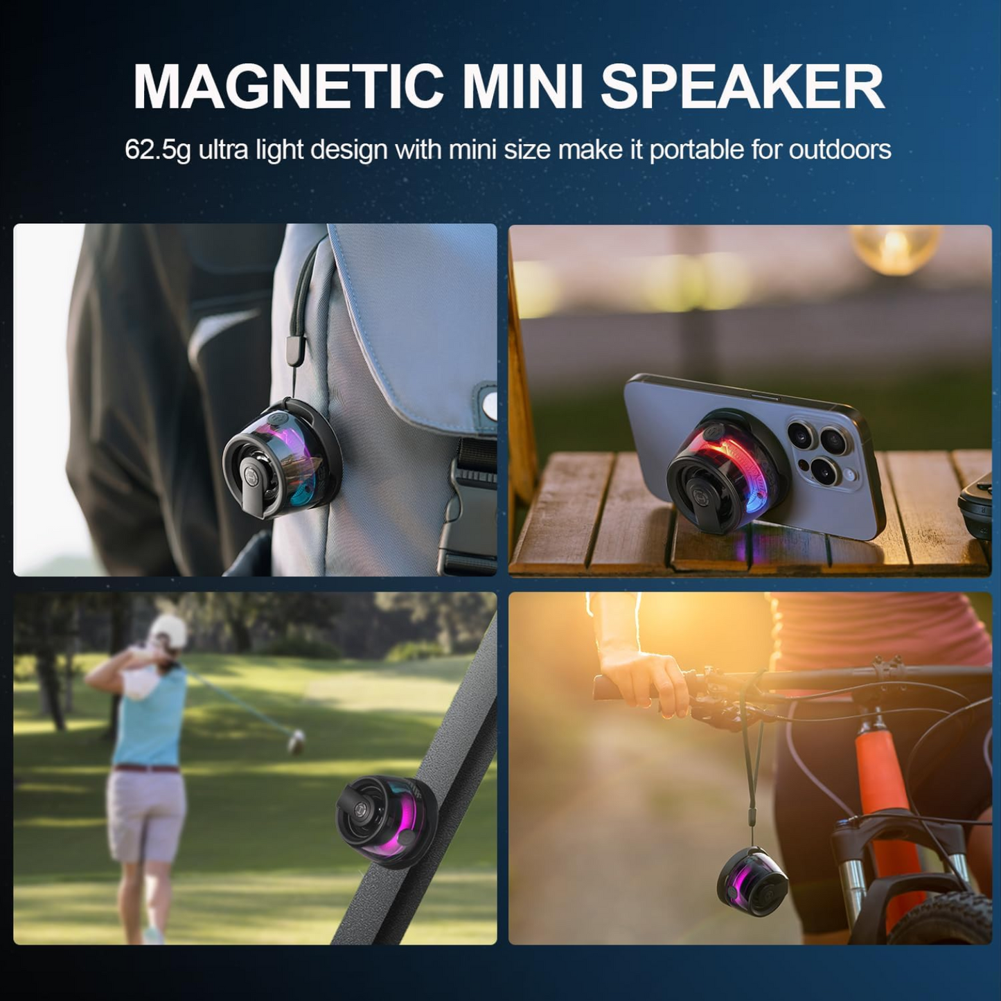 ALTAVOZ BLUETOOTH MAGNÉTICO g200