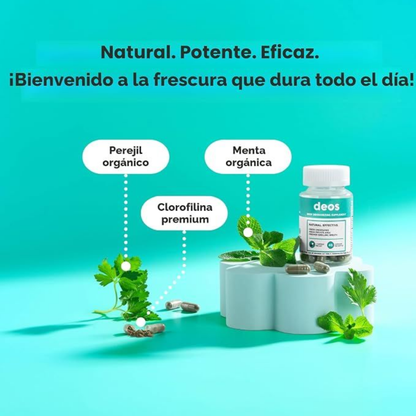 DEOS – DESODORANTE CORPORAL (60 CÁPSULAS)