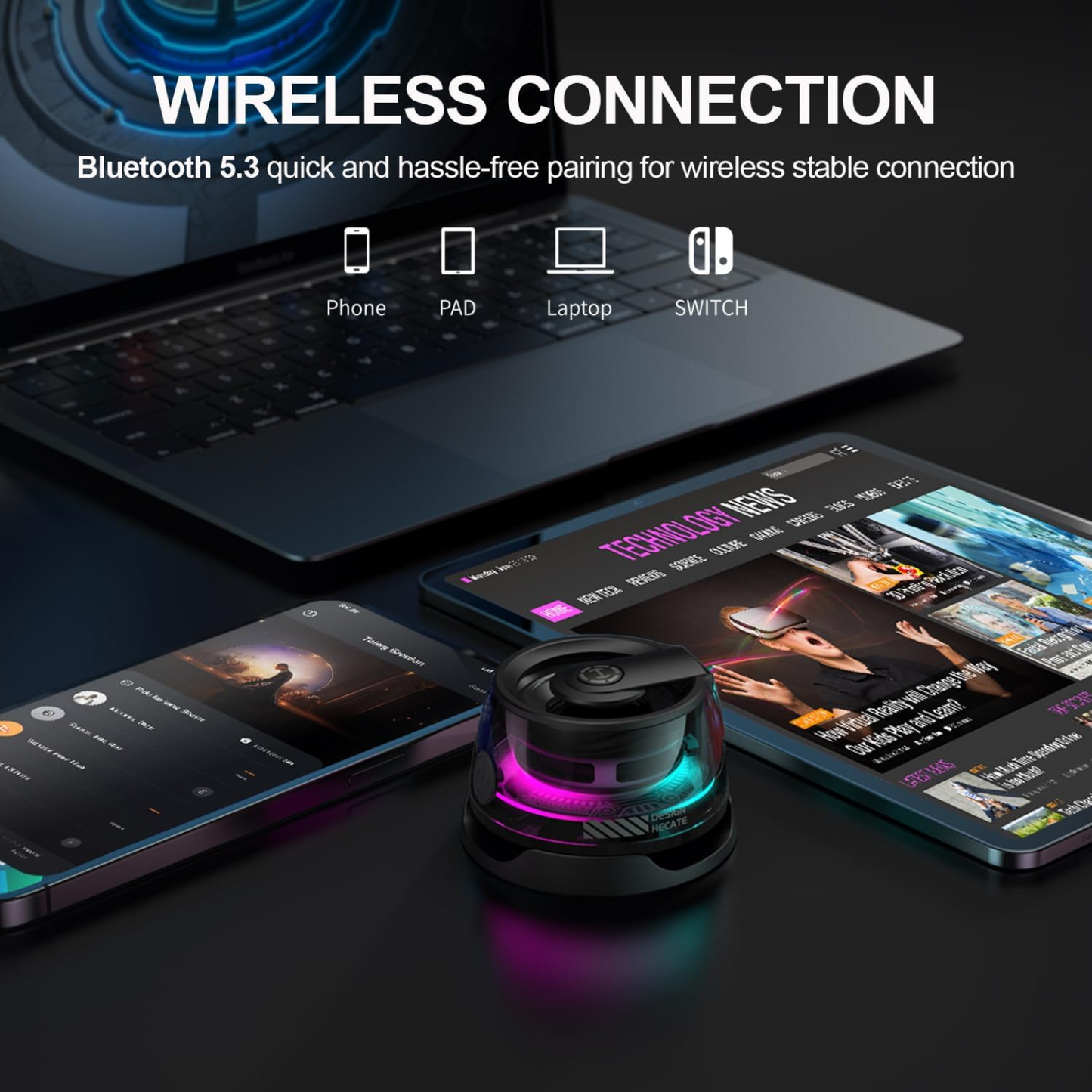ALTAVOZ BLUETOOTH MAGNÉTICO g200